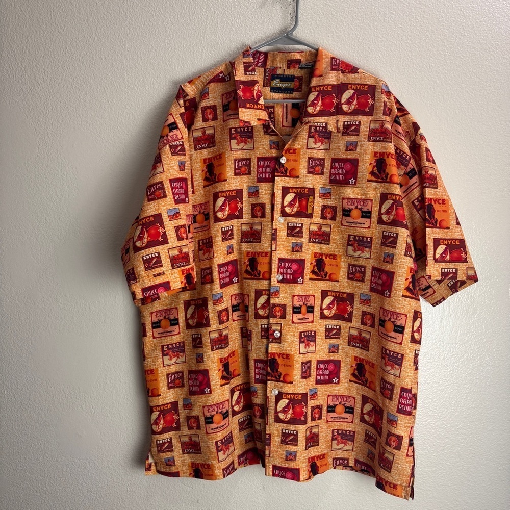 Enyce Brand Denim Vintage Button Up Shirt Size 3XL